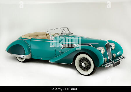 1939 Delahaye Speciale Typ 135 MS Künstler: unbekannt. Stockfoto