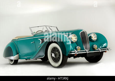 1939 Delahaye Speciale Typ 135 MS Künstler: unbekannt. Stockfoto