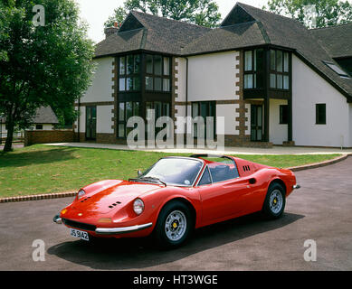 1973 FerrariDino 246 GTS Künstler: unbekannt. Stockfoto