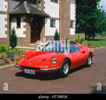 1973 FerrariDino 246 GTS Künstler: unbekannt. Stockfoto