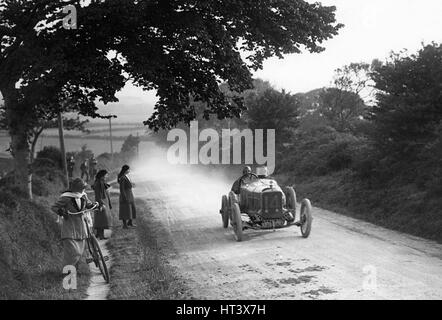 1914-Straker-Squire, Isle Of Man Tourist Trophy Rennen, Frank Clement Künstler: unbekannt. Stockfoto