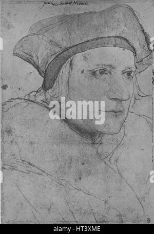 "Thomas Morus", 1526-1527 (1945). Künstler: Hans Holbein der jüngere. Stockfoto