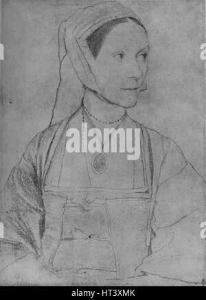 "Cecily Heron", 1526-1527 (1945). Künstler: Hans Holbein der jüngere. Stockfoto