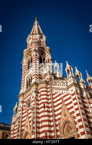 Kirche von El Carmen - Bogotá, Kolumbien Stockfoto