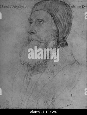 "John Russell, Earl of Bedford", c1532-1543 (1945). Künstler: Hans Holbein der jüngere. Stockfoto