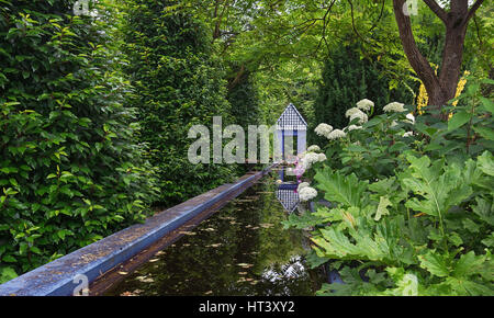 Marokkanische Garten Kopie im Park Mondo Verde, Niederlande Stockfoto