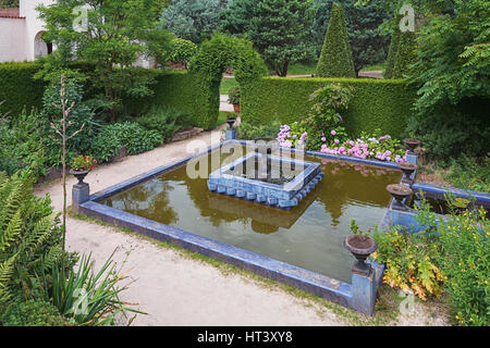 Marokkanische Garten Kopie im Park Mondo Verde, Niederlande Stockfoto