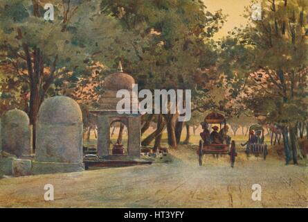 "Rückkehr von der Mela, Allahabad', c 1880 (1905). Schöpfer: Alexander Henry Hallam Murray. Stockfoto