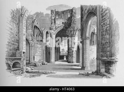 "Kirchenschiff sowie Nord- und Süd-Gang", Melrose Abbey, c1880, (1897). Künstler: Alexander Francis Lydon. Stockfoto