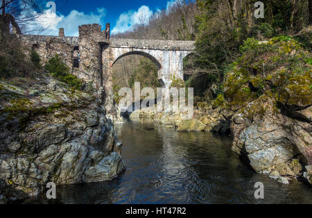 Pont du Diable, Ariege. Frankreich Stockfoto