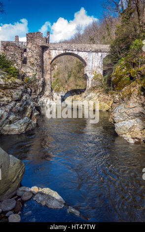 Pont du Diable, Ariege. Frankreich Stockfoto