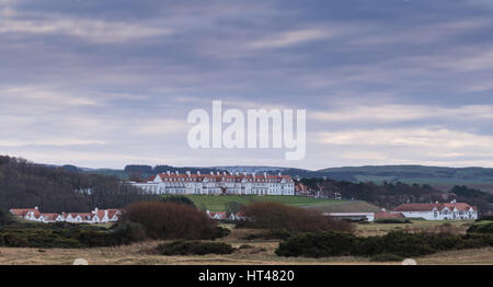 Turnberry, Schottland - 14. Januar 2017: Turnberry Golf Resort und Clubhouse, Turnberry, Schottland. Stockfoto