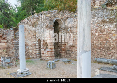 Alte Ruinen der antiken Heiligtum des Apollo in Athen, Griechenland Stockfoto