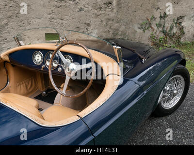 1950 Ferrari 166MM Barchetta. Körper von Touring Superleggera Mailand Italien Auto war einst im Besitz Gianni Agnelli. Stockfoto