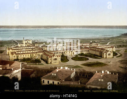 Kuyalnyckyi Liman, Kurhaus, Odessa, Ukraine, Russland, 1890-1900 Stockfoto