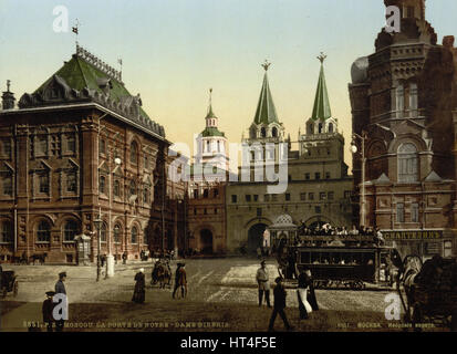 Das Tor von Notre Dame d'Iberia, Moskau, Russland-LCCN2001697454 Stockfoto