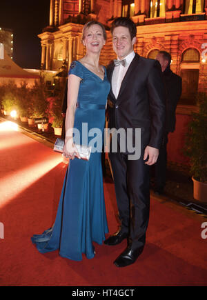 Jährliche SemperOpernball an der Semperoper Dresden mit: INGE, MATTHIAS STEINER wo: Dresden, Deutschland bei: 3. Februar 2017 Stockfoto