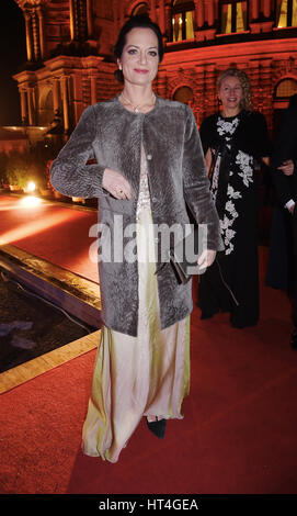 Jährliche SemperOpernball an der Semperoper Dresden mit: NATALIA Wörner wo: Dresden, Deutschland bei: 3. Februar 2017 Stockfoto