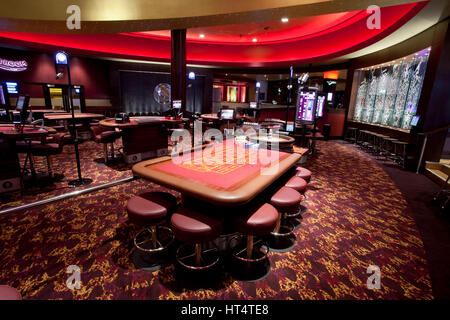 Interieur Foto von Grosvenor Casino, Didsbury, Manchester Stockfoto