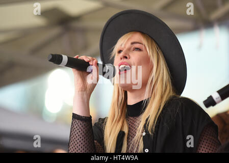 Natasha Bedingfield im März 4 Frauen am internationalen Tag der Frauen von CARE International organisiert und durchgeführt in The Scoop, Rathaus, London Stockfoto