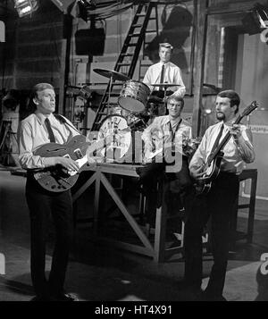 Sterben Sie aus Stade Bei Hamburg Stammende Skiffleband "The Blizzards", 1960er Jahre Deutschland. Die Skiffle-Band "The Blizzards", Deutschland der 1960er Jahre. Stockfoto