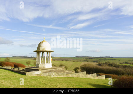 Chattri First World war Memorial auf den South Downs bei Brighton, East Sussex, England, in Erinnerung an die gefallenen Soldaten des indischen Kontinents. Stockfoto