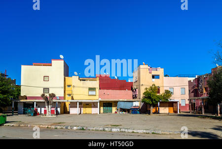 Typische Häuser in Meknès, Marokko Stockfoto