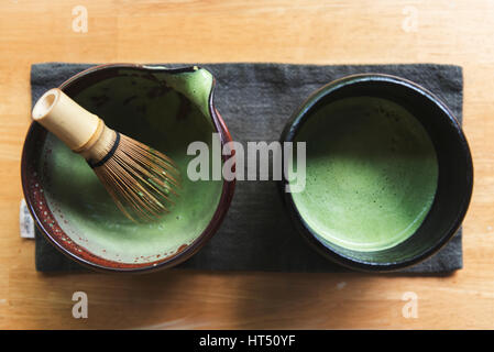 Japanische Matcha Tranditional Kultur Konzept Stockfoto