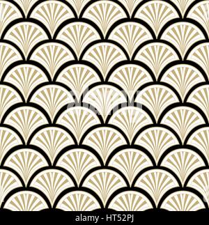 Abstrakte floralen Ornament. Oriental Flower Seamless Pattern. Stock Vektor