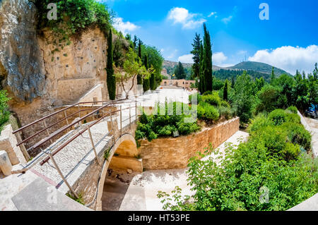 (Ayios) Agios Neophytos Kloster. Paphos Bezirk. Zypern. Stockfoto