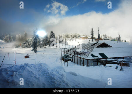 Gulmarg gilt als einer der besten Orte in Kaschmir, Paradies auf Erden - Kaschmir, Indien (Photo Copyright © by Saji Maramon) Stockfoto