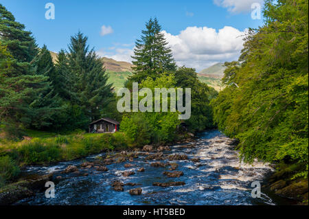 Fällt der Dochart bei Killin Perthshire Stockfoto