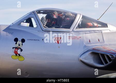 De Havilland Vampire T.55 Stockfoto