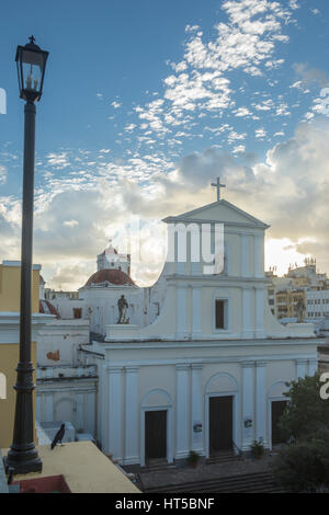 CATEDRAL METROPOLITANA BASILICA DE SAN JUAN BAUTISTA ALTEN SAN JUAN PUERTO RICO Stockfoto