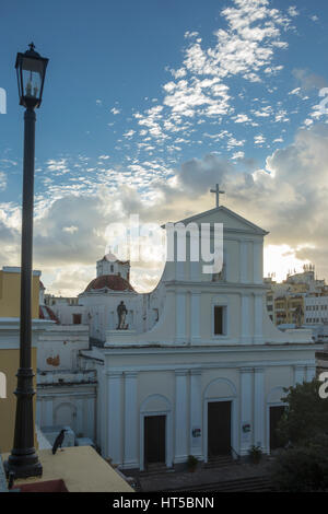 CATEDRAL METROPOLITANA BASILICA DE SAN JUAN BAUTISTA ALTEN SAN JUAN PUERTO RICO Stockfoto