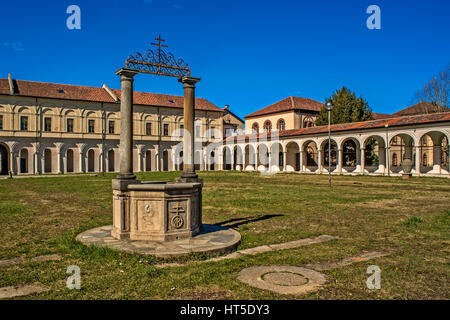 Italien Piemont Collegno Certosa Reale Stockfoto