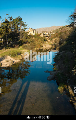 La Cumbrecita Bergdorf in Cordoba, Argentinien Stockfoto