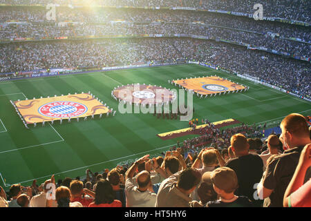 UEFA Champions League-Finale, Santiago-Bernabéu-Stadion, Madrid, Spanien. 22. Mai 2010. Stockfoto