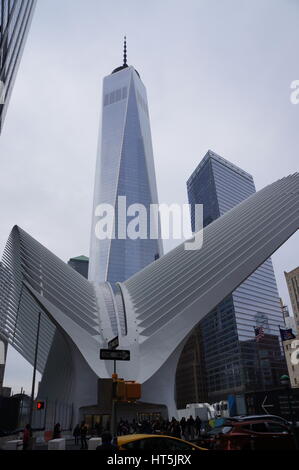 ONE WORLD TRADE CENTER GEBÄUDE Stockfoto