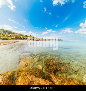 Piccolo Pevero Strand an der Costa Smeralda, Sardinien Stockfoto