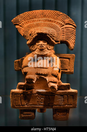 Clay Figur 250-700 Mexiko Teotihuacan - der Maya - Maya mesoamerikanischen - Pre Columbian Zivilisation Mittelamerika (2600 v. Chr. - 1500 n. Chr.)-American Stockfoto