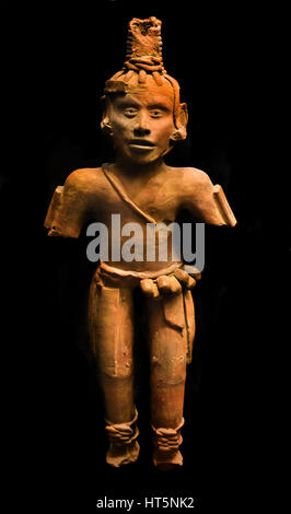 Clay Figur 250-700 Mexiko Teotihuacan Kultur der Maya - Maya mesoamerikanischen - Pre Columbian Zivilisation Mittelamerika (2600 v. Chr. - 1500 n. Chr.)-American Stockfoto