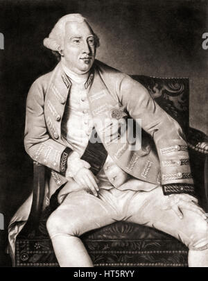 George III, 1738-1820. König des Vereinigten Königreichs von Großbritannien und Irland.  Nach ein Stich von Laurie und Schnitzen von Fleet Street London veröffentlicht datiert 1794 Stockfoto