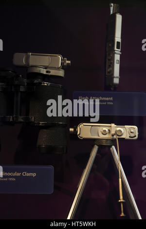 Spion-Kameras bei International Spy Museum.Washington D.C.USA anzeigen Stockfoto