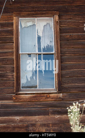 Bodie State Park sind die Überreste von Bodie, eine Silber- und Kupfermünzen Bergbaustadt in der östlichen kalifornischen Wüste. Stockfoto