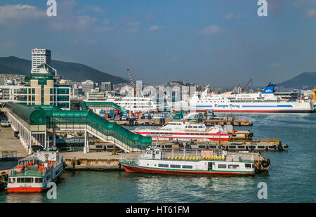 Yeongnam Region, Busan, Passagier-Terminals im Hafen von Busan, Südkorea Stockfoto