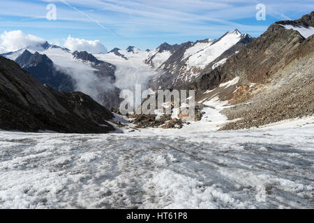 Blick von der Ramolferner, Österreich Stockfoto