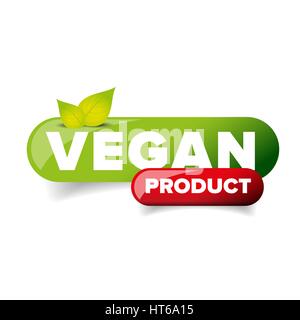 Veganes Produkt-Taste Vektor Stock Vektor