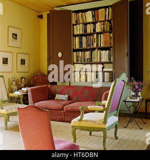 Bunte Wohnzimmer. Stockfoto