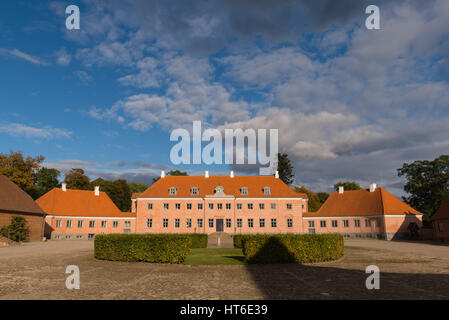 Ehemaliges Herrenhaus, heute Unversity Gebäudeteil, der die Europäische Kulturstadt Moesgaard Museum, Aarhus, 2017, Nord-Jütland, Dänemark, Europa Stockfoto